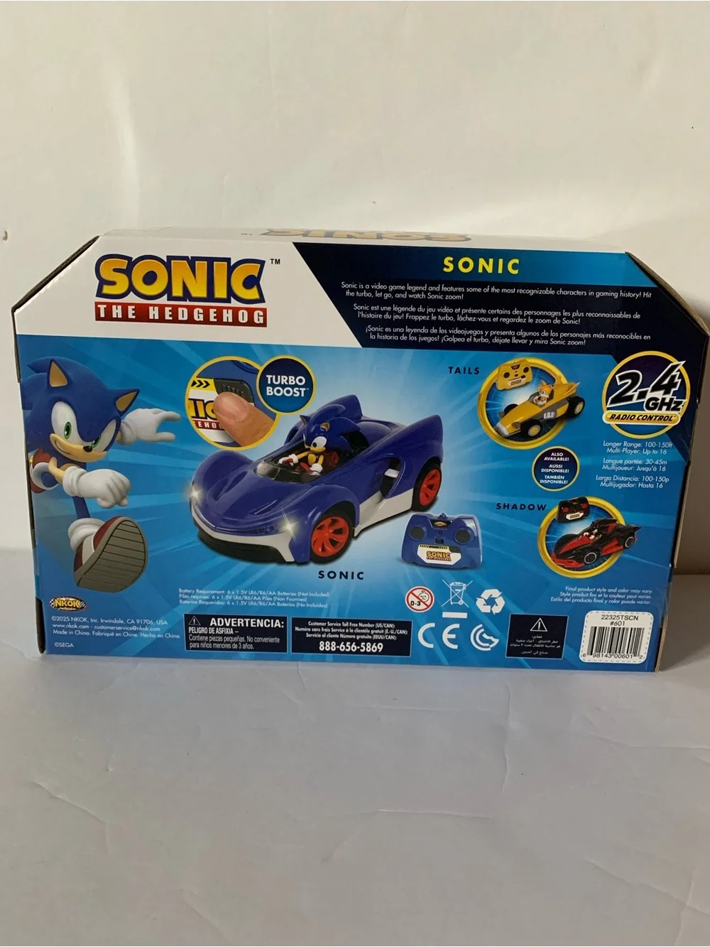 NIB. SONIC Remote Control Racer